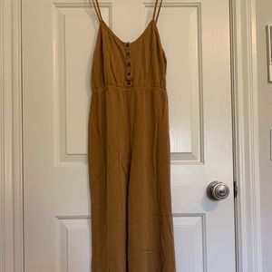 Orange Brown Forever 21 Rustic Style Jumpsuit